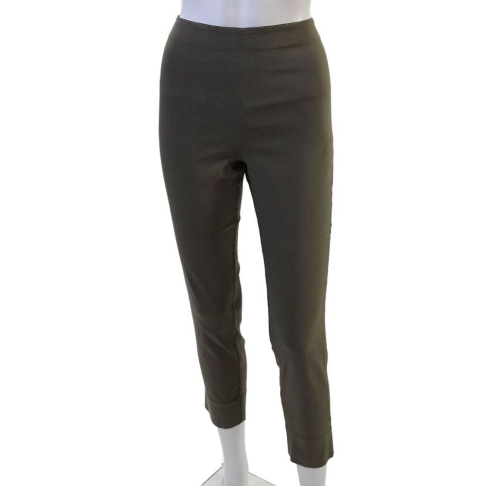 Equestrian Women Brown Cropped Ankle Nylon Spandex Pants Size S
